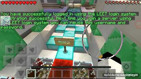 How to Register/Login into leet Server