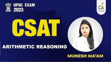 UPSC CSE CSAT 2023 | Important Questions on Arithmetic Reasoning | Simplification I Munesh Maa