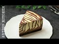 Tort fara coacere marmorat cu cacao, vanilie si biscuiti | Adygio Kitchen