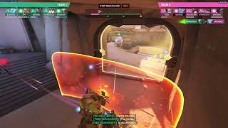 Getting inside enemy spawn for a split second