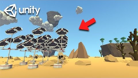 I made Solar Panels in my Unity Game!