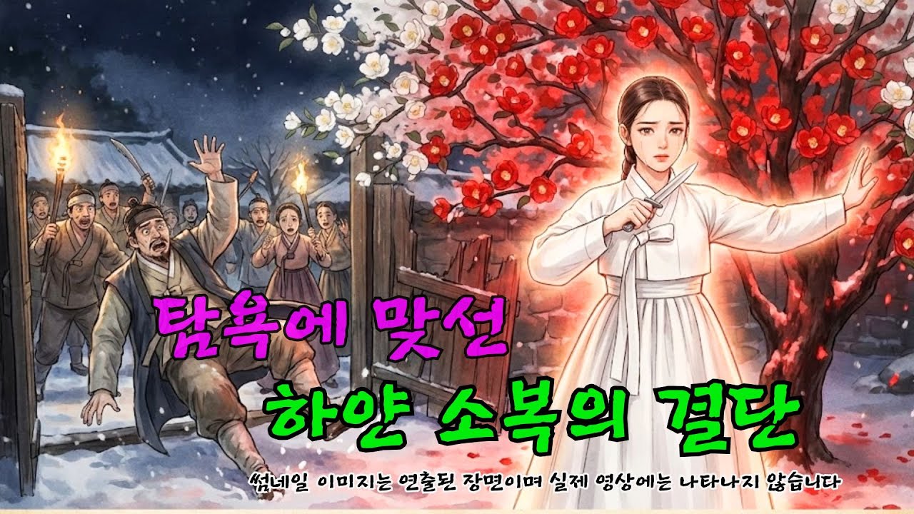 백동백의 붉은 약속, 소화의 일편단심 사랑 이야기 ㅣ옛날이야기 ㅣ민담 ㅣ오디오북ㅣ전설ㅣ설화 ㅣ야담