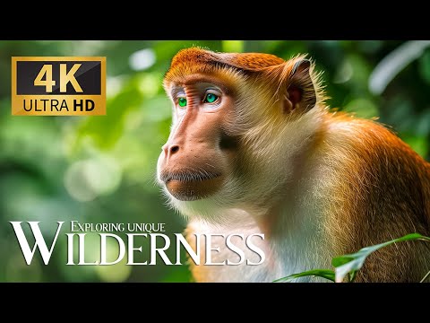 Exploring Unique Wilderness 4K 🌿 Phenomenal Wild Animal Quest with Lulling Piano Harmonies Serene