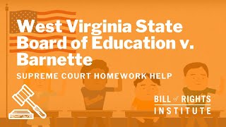 West Virginia State Board of Education v. Barnette | BRI's Homework Help Series