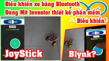 Điều khiển xe bằng module bluetooth JDY31 theo kiểu JOYSTICK của app BLYNK| Car BLU JOYSTICK STYLE