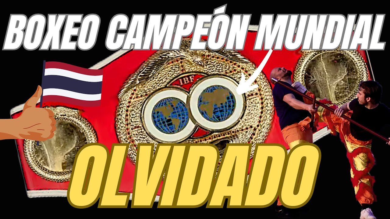 Boxeo campeón mundial tailandés (Nuevo amigo)