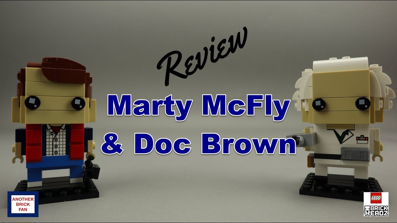 LEGO BrickHeadz Marty McFly & Doc Brown review set 41611