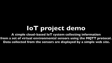 IoT Project Demo - Set of Python virtual environmental stations publishing on AWS IoT through MQTT