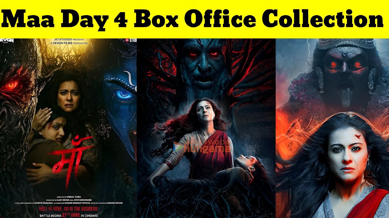 Maa Day 4 Worldwide Collection | Maa Day 4 Box Office Collections | Maa | Kajol |
