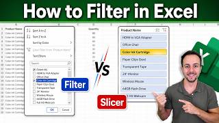 How to Filter in Excel and Whats the best option? Filter vs Slicer