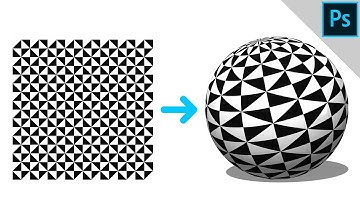 2D image to 3D sphere | PHOTOSHOP TUTORIAL - TIPS & TRICKS