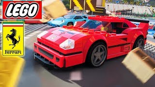 LEGO FERRARİ VS GERÇEK FERRARİ - Lego Forza 4 Yarış Oyunu