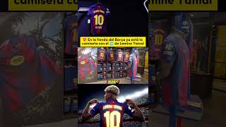 😍 En la tienda del Barça ya está la camiseta con el 🔟 de Lamine Yamal #shorts screenshot 3