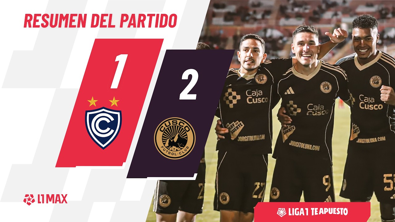 Cienciano 1-2 Cusco: resumen EXTENDIDO del partido | Torneo Clausura | #Liga1TeApuesto2026