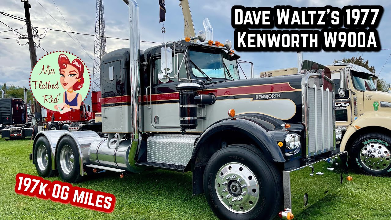 Dave Waltz's 1977 W900A Kenworth with 197k Original Miles Truck