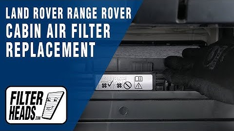 How to Replace Cabin Air Filter 2017 Land Rover Range Rover | AQ1102C