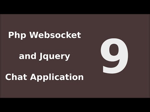 Php Chat Application System Tutorial Websocket and Jquery - 9 Set Username B