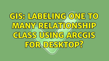 GIS: Labeling one to many relationship class using ArcGIS for Desktop?