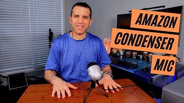 Amazon Basics Desktop Mini Condenser Mic Microphone Review And Demo