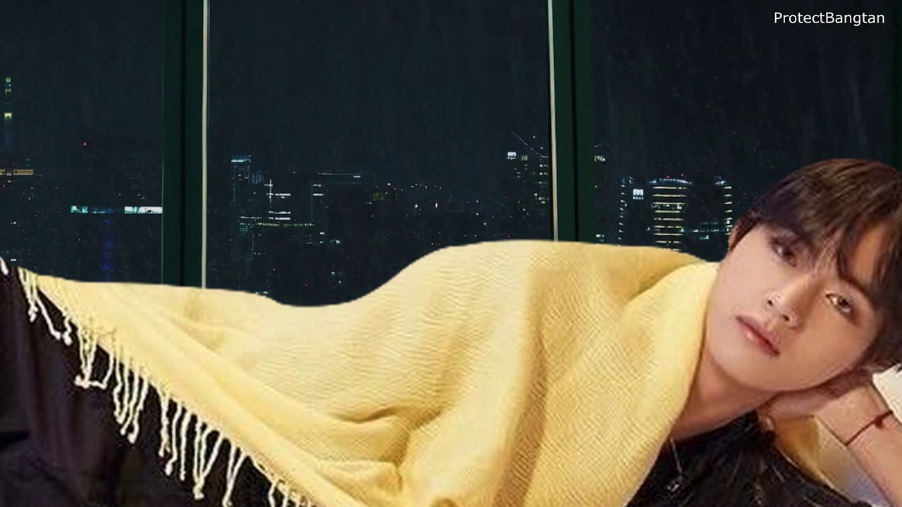 BTS [ASMR] Taehyung - Fall asleep in Taehyungs arms as he sing's to you on a stormy night