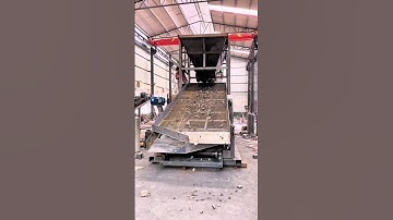 One-button start and stop control, 150 tons per hour, belt conveyor with silo, frame-type integrated