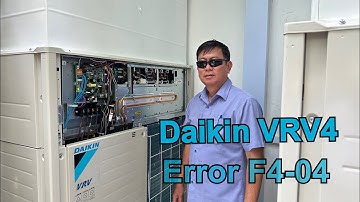 How to solve newly installed VRV air conditioner is showing an error [HVAC]