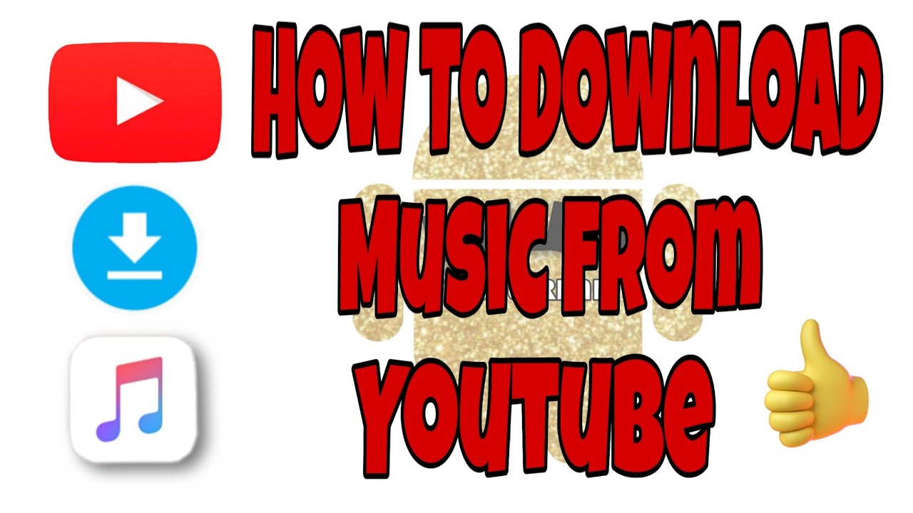 how to download music from youtube