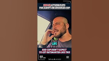 200 IQ Citizen Flips the Script on Crooked Cop