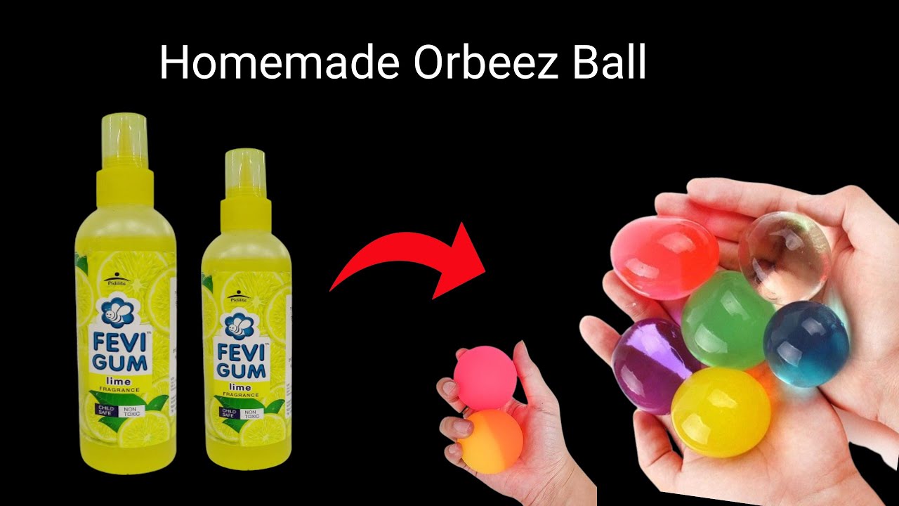 How to Make Orbeez Ball Stress Ball Jumping Ball Bouncy Ball at Home