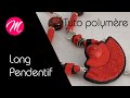 Tutoriel pâte polymère : Pendentif forme originale