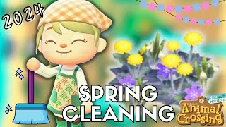 Spring Cleaning my Island in 2024  Animal Crossing New Horizons