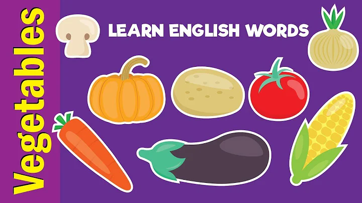 Learn Vegetable Names | Video Flash Cards | Kindergarten, Preschool, ESL for Kids | Fun Kids English