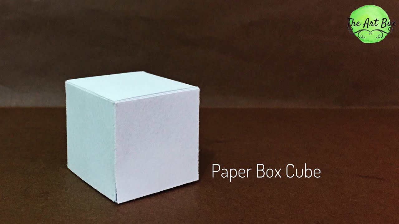 Easiest way to make Paper Cube easy Paper Box YouTube