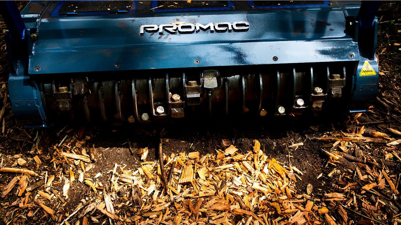 Promac HSM Series Skid Steer Mulcher with Beaver Teeth Tooling YouTube