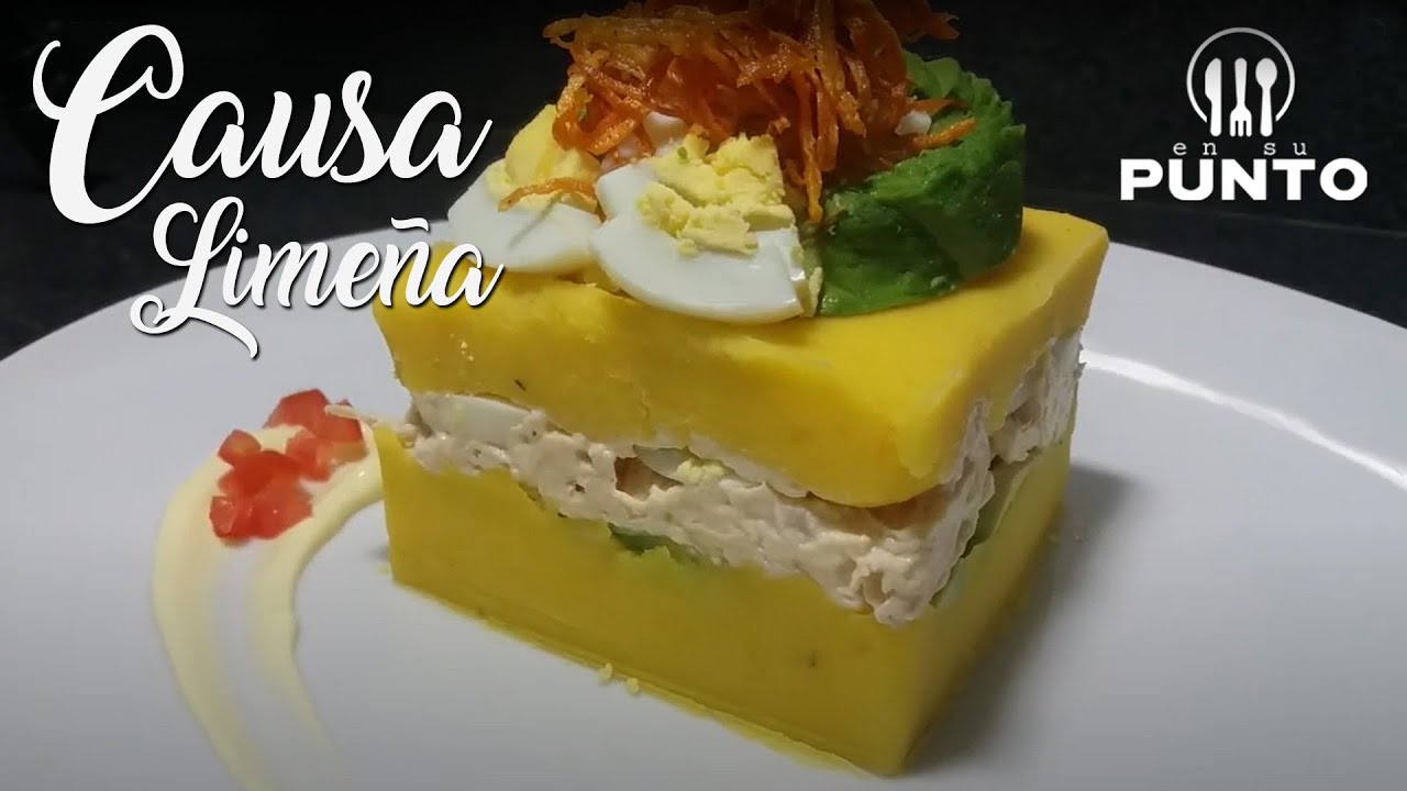 CAUSA LIMEÑA DE POLLO - ATUN