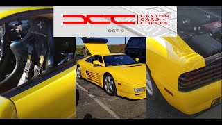 Ferrari 348 Challenge Twin Turbo Chevelle SS Corvette Shelby Cobra Dayton Cars and Coffee Oct 9 2021