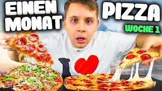 Thumbnail for Einen MONAT NUR PIZZA ESSEN!🍕😨 - SELBSTEXPERIMENT Woche 1 (ICH GEHE AN MEINE GRENZEN❗️)