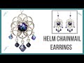 Helm Chainmail Earrings Tutorial - Beaducation.com