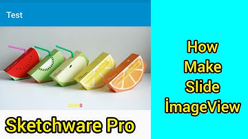 How Make Slide İmageView Sketchware Pro Easy
