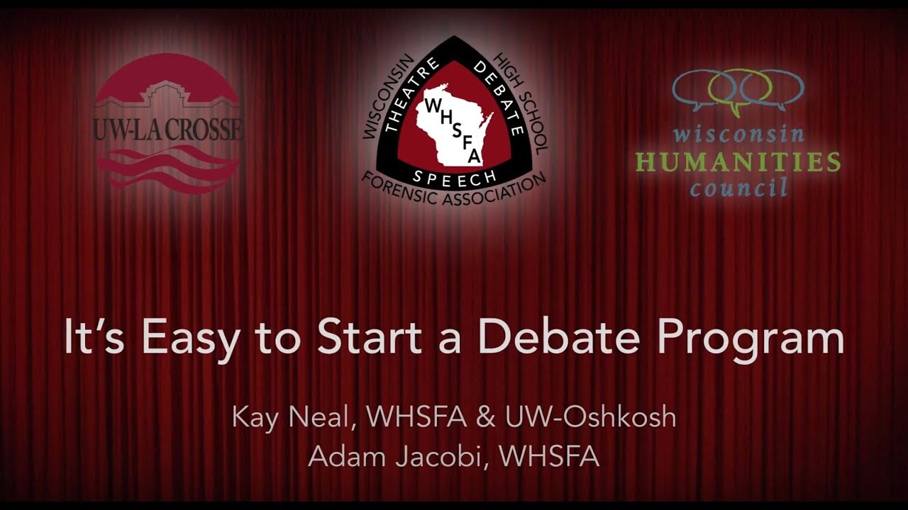 Start a Debate Program - YouTube