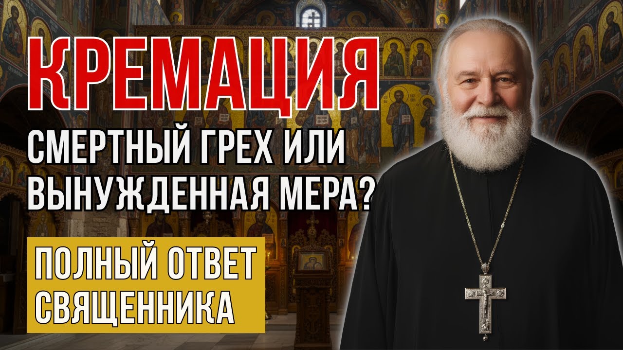 КРЕМАЦИЯ Грех или допустимая мера? Полный ответ священника
