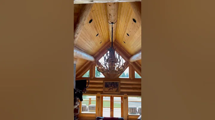An Elk chandelier with 6 matched sets over 350, 2 ...