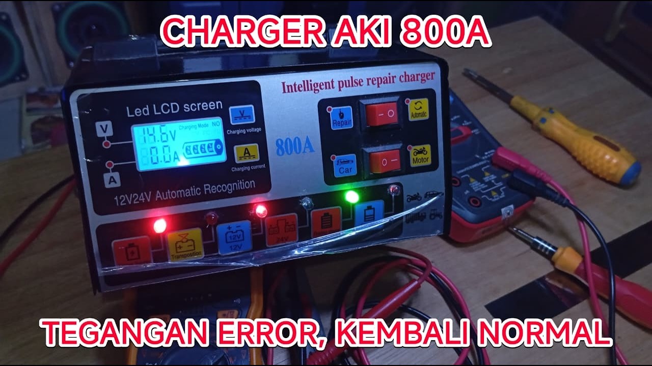Charger Aki 800A | Tegangan Error Cuma Gara-Gara Ini!!