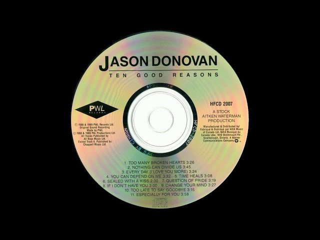 Jason Donovan - Every Day (I Love You More) 1988 - YouTube