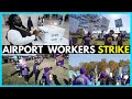 Airport Workers STRIKE in NC!