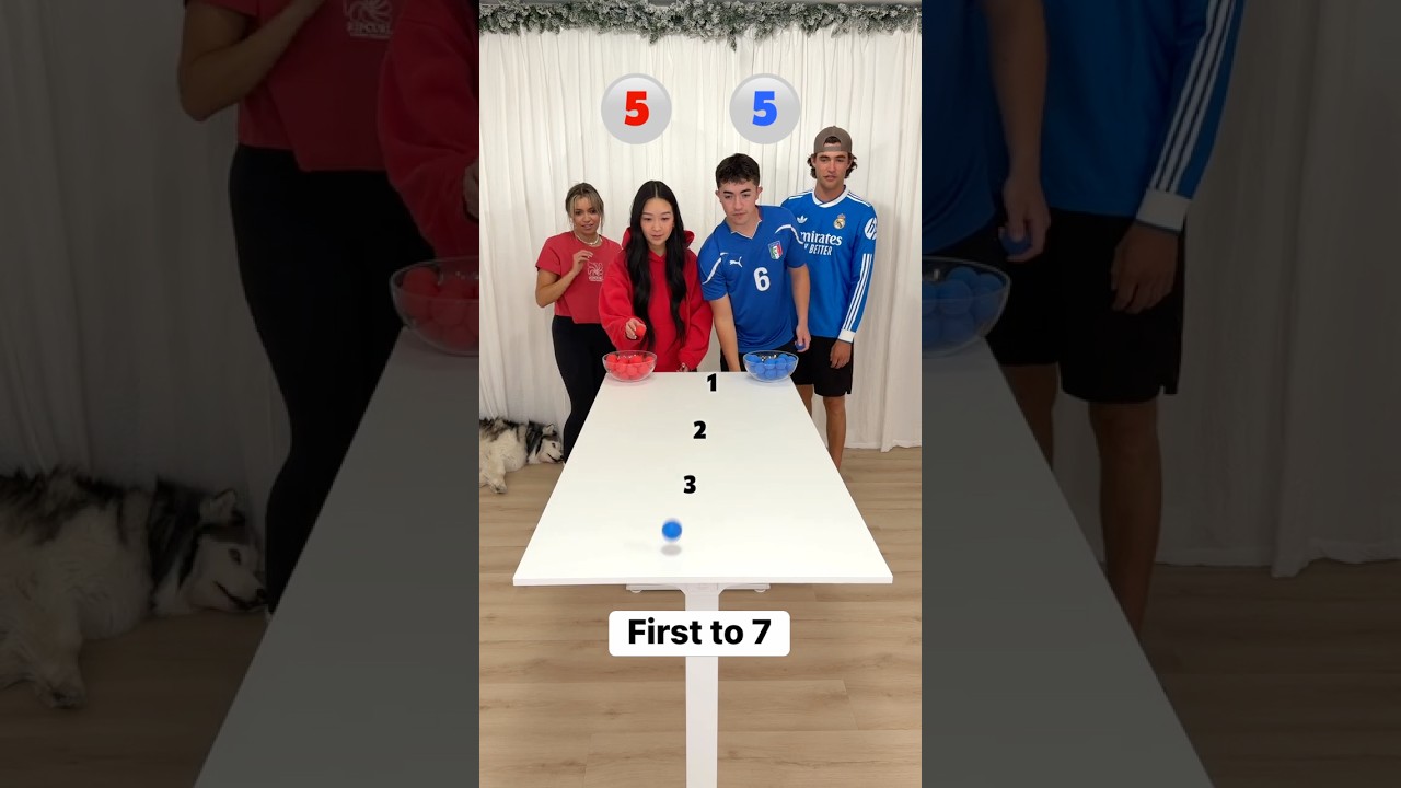 First to 7 Wins! Girls vs Boys
