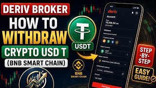 DERIV BROKER HOW TO WITHDRAWAL CRYTO USD T (BNB Smart Chain) STEP BY STEP EASY GUIDE