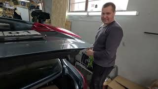 Установили аудиосистему с сенсорным экраном в мазда 3