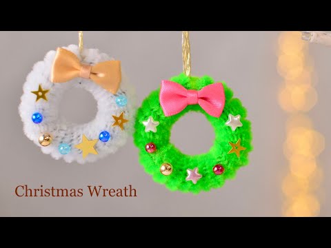 100均DIY モールで作るクリスマスリース Christmaswreath