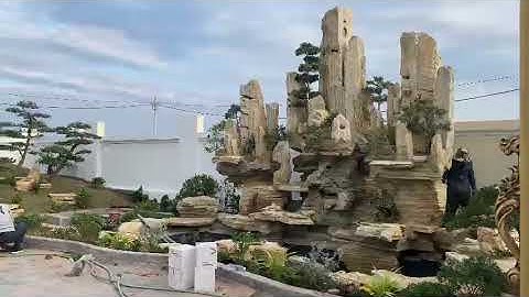 Thi công tiểu cảnh sân vườn, hòn non bộ, hồ cá koi